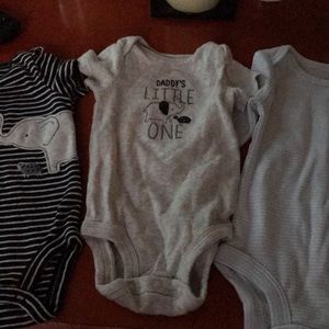 3 baby onesies